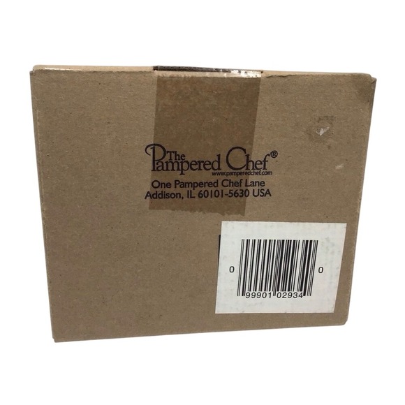 Vintage Pampered Chef Patriotic Heart Cookie Mold Final Edition 2934 Baking NEW - Picture 5 of 7